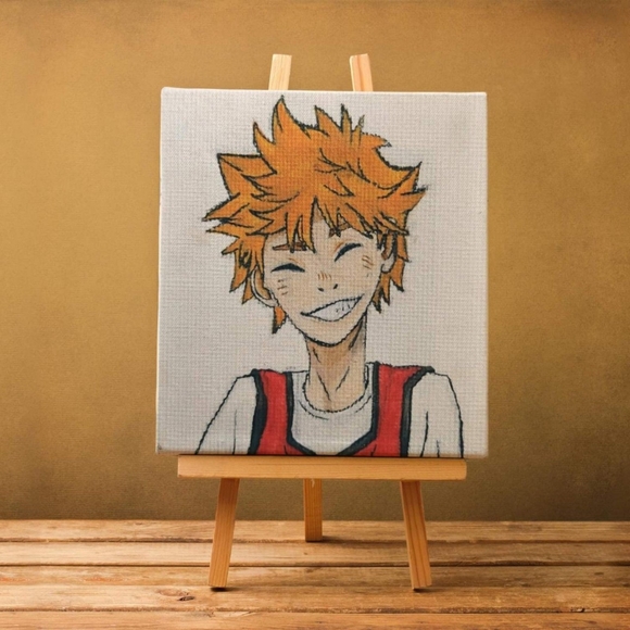 💜 Hinata Shoyo Mini Painting - Picture 2 of 2